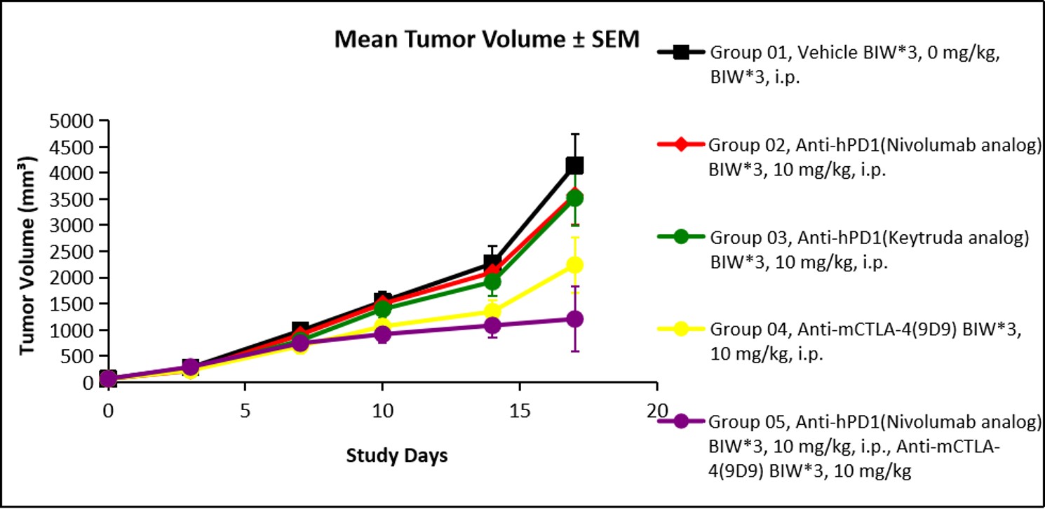 PD-1 Humanized Immune Checkpoint Mouse Model